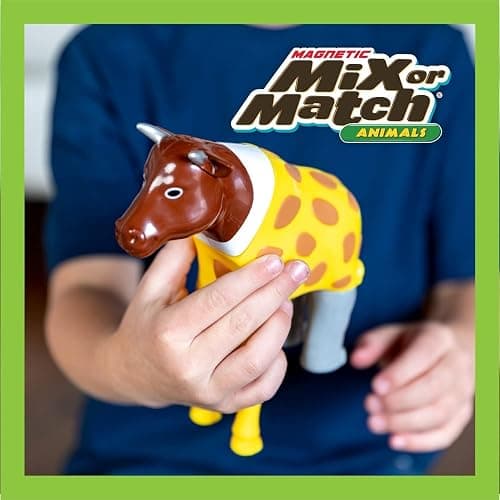 Magnetic Mix or Match Farm Animals Toy Play Set, 16 Pieces thumbnail 2