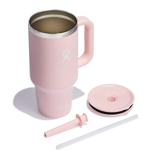 Hydro Flask Travel Tumbler with Handle, Lid and Straw - Insulated Stainless Steel in 32 Oz Trillium thumbnail 10