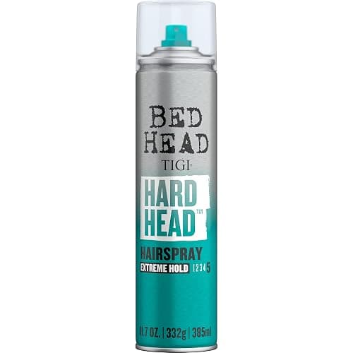 TIGI Bed Head Hard Head Hair Spray – Extra Strong Hold for All Day Style and All Hair Types, 11.7 oz - Image 1