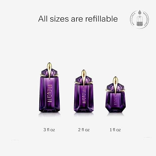 Mugler Alien - Eau de Parfum - Women's Perfume - Floral & Woody - With Jasmine, Wood, and Amber - Long Lasting Fragrance thumbnail 5