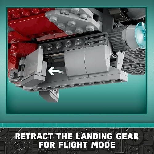 LEGO Star Wars Ahsoka Tano’s T-6 Jedi Shuttle Spaceship Toy - Star Wars Building Toys Set for Kids, Boys & Girls, Ages 9+ - Birthday Gift for Fans - 4 Minifigures - 75362 thumbnail 4