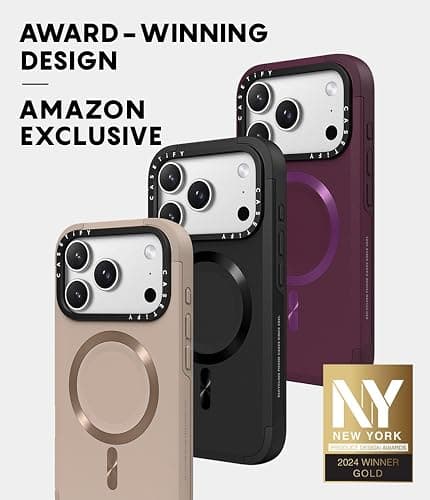 CASETiFY Force - Custodia per iPhone 17 Pro Max, sottile, compatibile con Magsafe / 2 m, protezione contro le cadute di grado militare 3X, colore: Nero thumbnail 3