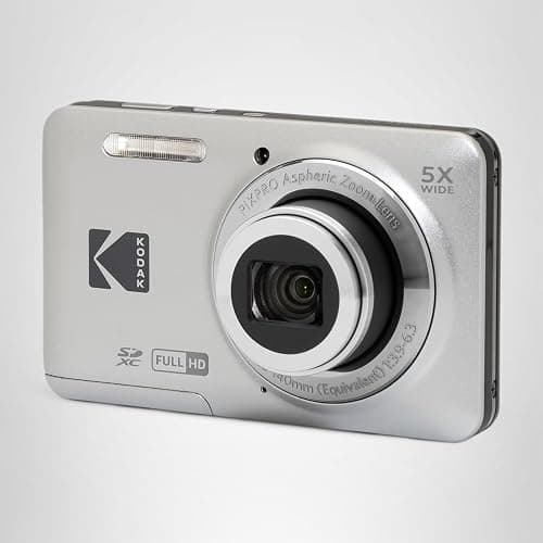 KODAK PIXPRO FZ55-GRY 16MP CMOS Sensor Digital Camera 5X Optical Zoom 28mm Wide Angle 1080P Full HD Video 2.7" LCD Vlogging Camera, Gray thumbnail 10