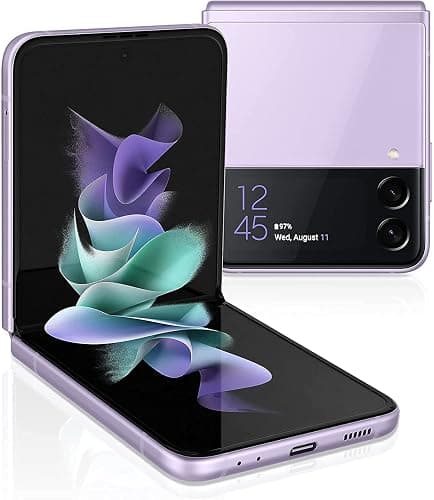 Samsung Galaxy Z Flip 3 5G T-Mobile Locked Android Cell Phone US Version Smartphone Flex Mode Intuitive Camera Compact 128GB Storage US Warranty (Lavender) (Renewed) - Image 1