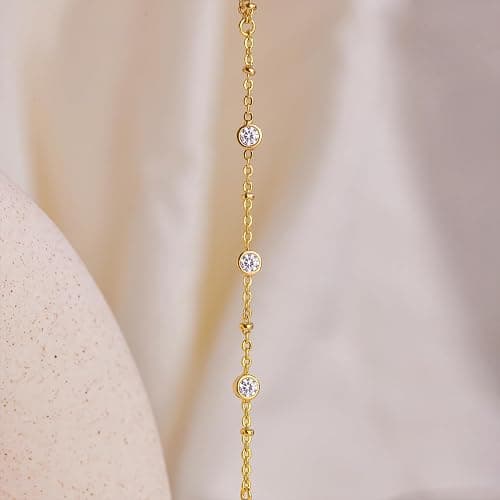 ÌF ME Hand Chain Bracelet Set 14K Gold Plated Durable Gold Bracelets for Women Adjustable Finger Bracelet Hand Jewelry with Extender Perfect for Everyday Wear Ring Bracelet Hand thumbnail 8