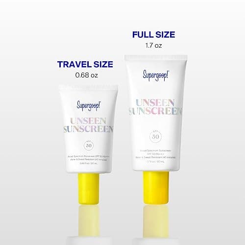 Supergoop! Unseen Sunscreen - SPF 50 - Clear & Invisible Face Sunscreen + Broad Spectrum + Makeup-Gripping Primer - Weightless, Scentless, Oil Free - For All Skin Types & Tones - 1.7 fl oz thumbnail 8