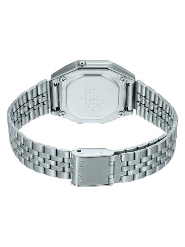 Casio Women Digital Watch with Stainless Steel Bracelet La680Wa-1B thumbnail 4
