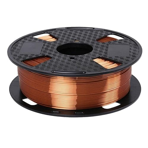 CC3D Silk Copper PLA 3D Printer Filament 1.75 mm 1KG 2.2LBS Spool 3D Printing Material Shine Silky Shiny Metallic Metal Copper PLA Filament thumbnail 2