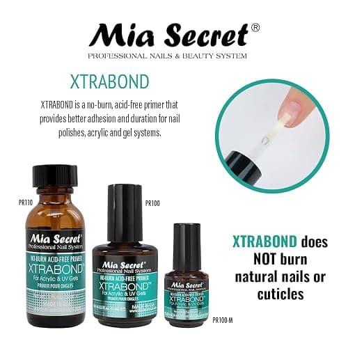 Mia Secret Professional Nail Prep pH Balance Dehydrator & XtraBond Acid-Free Primer 0.5 oz + thumbnail 3