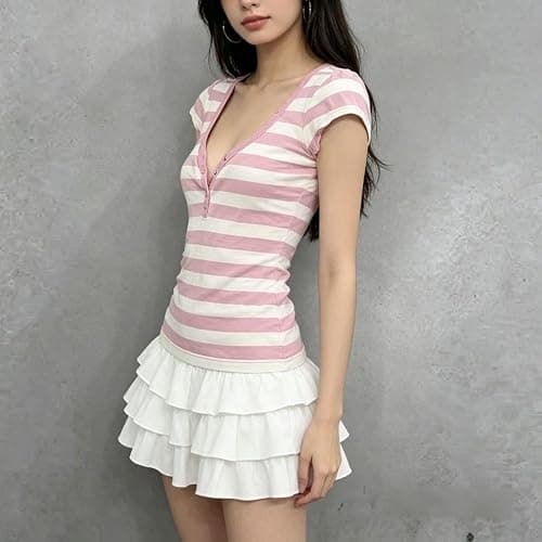 Women's Cutecore Kawaii T-ShirtY2K Harajuku Graphic Tee for Teens Alt Emo Aesthetic Tops 2000s Clothing for Girls thumbnail 4