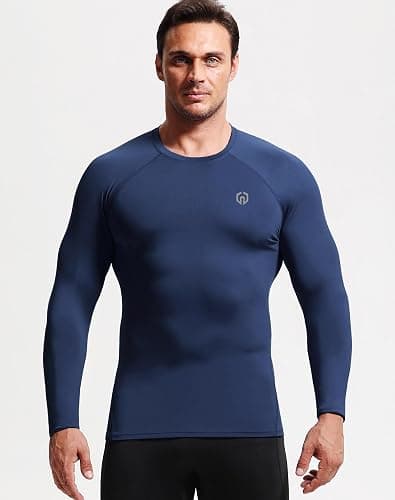 NELEUS Men's 3 Pack Athletic Compression Shirt Running Shirts thumbnail 3