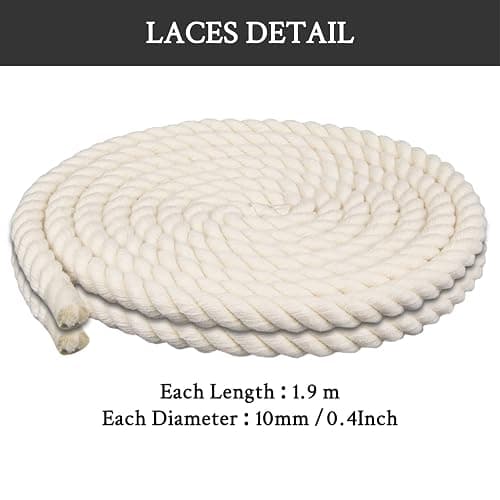 Endoto Rope Laces for Air Force 1, Thick Chunky Fat Shoelaces Strings for AF Sneaker Shoes thumbnail 4