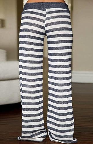 AMiERY Women's Comfy Casual Pajama Pants Floral Print Drawstring Palazzo Lounge Pants Wide Leg thumbnail 3
