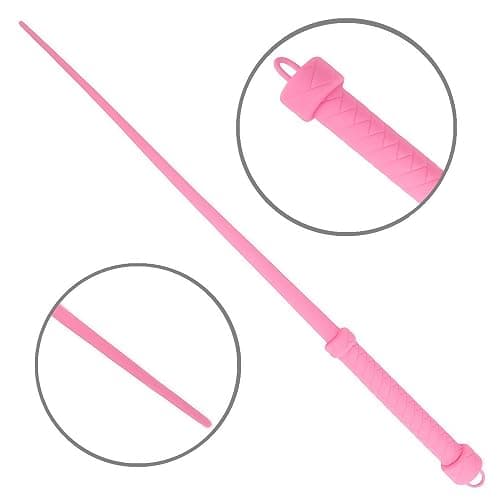 Sex Whip for Adults – 25" Silicone Horse Spanking Paddle, Flogger for Couples, BDSM Toy for Sensual Play, Adult BDSM Crop, Erotic Spanking Whip, Sex Toy for Men & Women (Pink) thumbnail 2