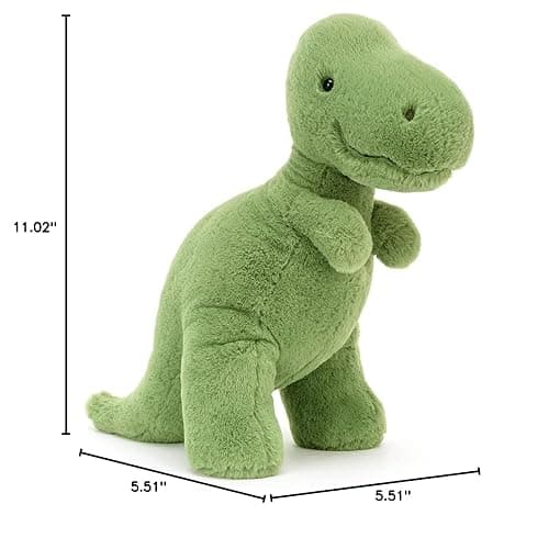 Jellycat Fossilly T-Rex Dinosaur Stuffed Animal, Medium 11 inches - Dinosaur Plush Toy - Classic Children's Gift - T-Rex thumbnail 2