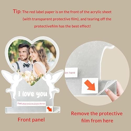 KoxSmar Custom Picture Frames, Personalized Photo Frame, Customized Picture Frames, Personalized Mothers Day Gifts for Mom Baby Kid Family Pet thumbnail 6