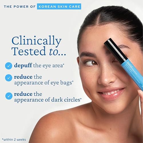 belif Aqua Bomb Cooling Eye Gel - Caffeine & Hyaluronic Acid for Puffiness & Hydration, Niacinamide & Vitamin C for Dark Circles, Adenosine & Collagen for Plumping & Firming, Korean Skin Care thumbnail 6