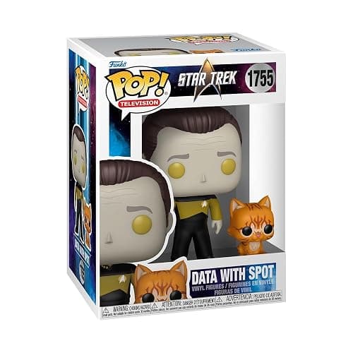 Funko Pop!&Buddy: Star Trek The Next Generation - Data with Spot - Collectable Vinyl Figure - Gift Idea - Official Merchandise - Toys for Kids & Adults - TV Fans - Image 1