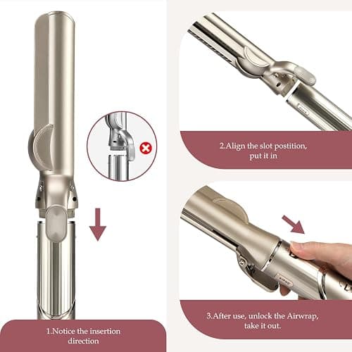SAZIKA Airflow Smooth Attachment for Shark FlexStyle, Nozzles Attachment for Smooth Hair Style with Less Damage and Breakage for Shark FlexStyle Champagne Stone thumbnail 6