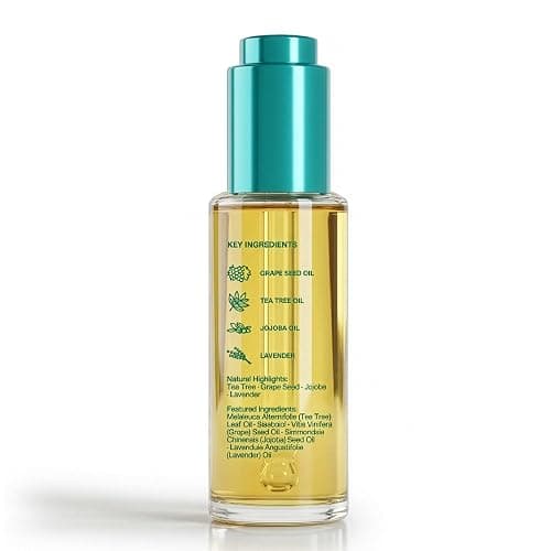 BASE LABORATORIES Ingrown Hair Treatment Oil – Soothing After Shave Oil Prevents Ingrown Hairs, Soothes Razor Bumps for Bikini Area, Legs, Underarms, Neck, Beard & Face – Tea Tree, Jojoba 1oz (30ml) thumbnail 8