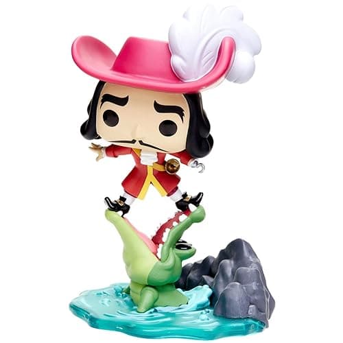 Funko POP Disney Peter Pan Hook and Tick Tock Movie Moment Hot Topic Exclusive 7 inch thumbnail 2
