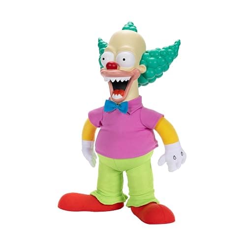 Disney The Simpsons Talking Krusty Doll Plush, 16-Inches Tall Good and Evil Krusty Pull String Doll Toy, from The Classic Treehouse of Horror III Episode thumbnail 10