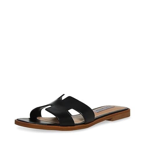 Steve Madden Women's Hadyn Sandal - 7.5 - Black Leather - Image 1