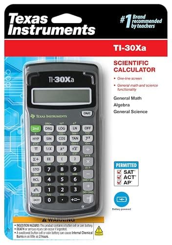 Texas Instruments TI-30Xa Scientific Calculator thumbnail 8