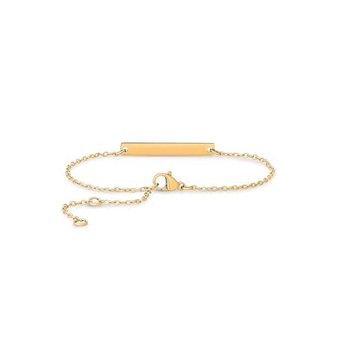 Personalisierte Geschenke Frauen | Personalisiertes Armband | Armband mit Gravur | Geschenk Freundin | Geschenke für Taufe, Valentinstag, Weihnachten, Frau und Freundin thumbnail 5