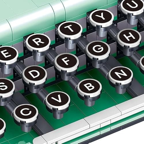 ELAICREE Ideas Retro Typewriter Building Set for Adults, 820PCS Classic Retro Series Typewriters Toys Model Best Nostalgic Gift thumbnail 3