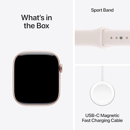 Apple Watch Series 11 [GPS 46mm] Smartwatch with Rose Gold Aluminum Case with Light Blush Sport Band - M/L. Sleep Score, Fitness Tracker, Health Monitoring, Always-On Display, Water Resistant thumbnail 6