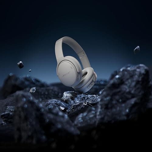 Bose QuietComfort Headphones - Wireless Bluetooth Headphones, Active Over Ear Noise Cancelling and Mic, USB-C Charging, Deep Bass, Up to 24 Hours of Playtime, Moonlight Grey - Limited Edition Color thumbnail 6