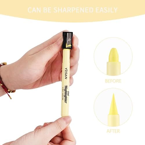 YISAN Bible Highlighters, Bible Marker Pens, Pastel Bible Highlighters, Marker Pens Set, 8 Colours, 70641 thumbnail 4