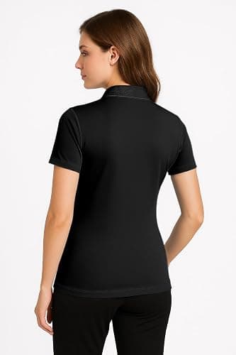 Women's Dry-Fit Golf Polo Shirts 3-Button Golf Polo's in 20 Colors XS-3XL Shirt thumbnail 5