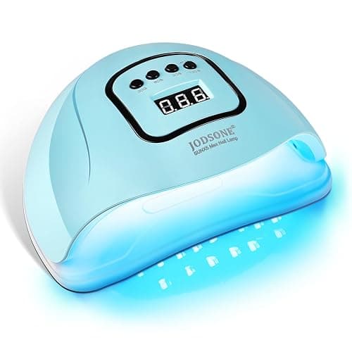 JODSONE U V LED Nail Lamp Blue Gel Polish Nail Dryer with Smart Auto Sensor 4 Timing Modes Fast Curing for Home DIY - Image 1