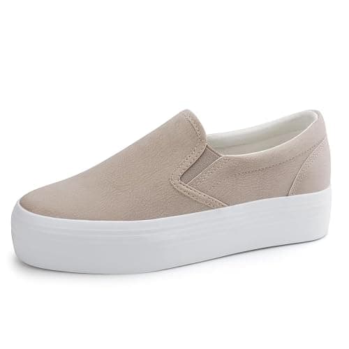 JABASIC Women Slip-on Platform Loafers Casual Comfortable Loafer Shoes - Image 1