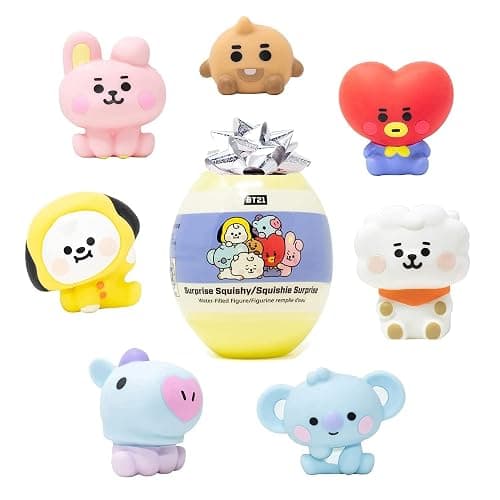 Hamee LINE Friends BT21 (Baby) [Surprise Capsule Series] Cute Water Filled Squishy Toy [Birthday Gift Bags, Party Favors, Gift Basket Filler, Stress Relief Toys] - 1 Pc. (Mystery - Blind Capsule) - Image 1