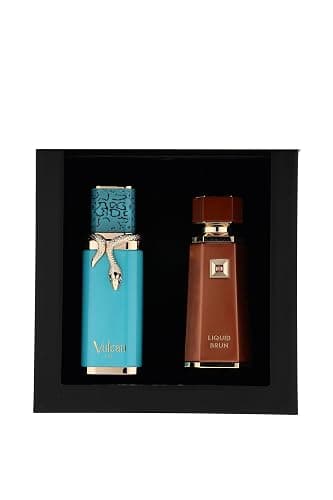 French Avenue Dusk Till Dawn Gift Set, Vulcan Feu and Liquid Brun Eau de Parfum, 100ml Each, Unisex Fragrance Collection thumbnail 4