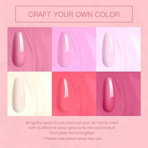 Beetles Pink Gel Nail Polish Nude Pink Rose Red Milky White Gel Polish Set Sweetheart Candies Collection Soak Off UV LED Gifts for Mom thumbnail 4