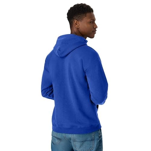Hanes Men's Hoodie - EcoSmart Fleece Hooded Sweatshirt for Men & Women - Midweight Fleece - Big & Tall Available thumbnail 2