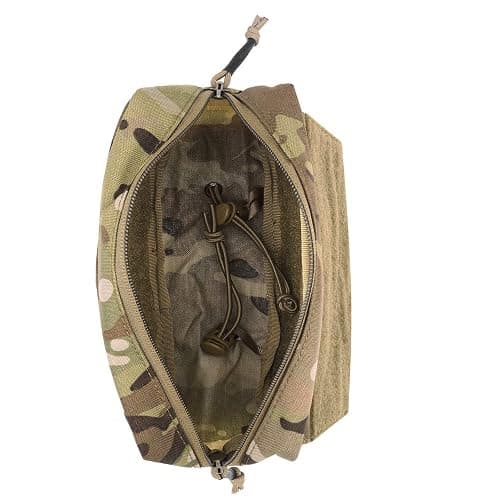 KRYDEX Tactical Drop Pouch Sub Abdominal Carrying Kit Bag Fanny Pack with Hook and Loop Panel for Tactical Vest Chest Rig (Camo) thumbnail 6