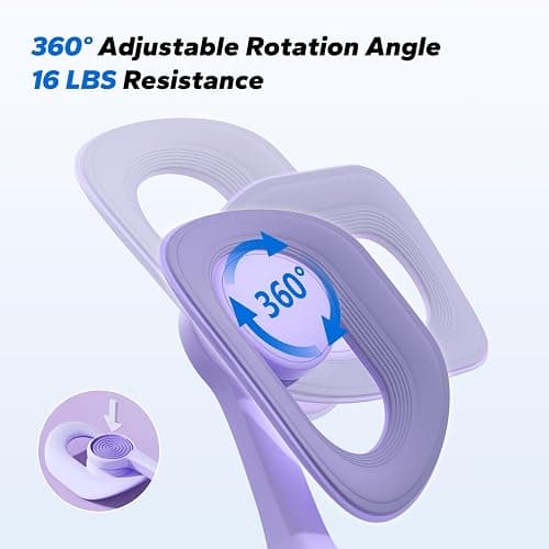 MERACH Thigh Trainer, Pelvic Floor Muscle Trainer, Inner Thigh Exercise Workout Equipment for Home Gym, Pelvic Floor Strengthening Women thumbnail 4