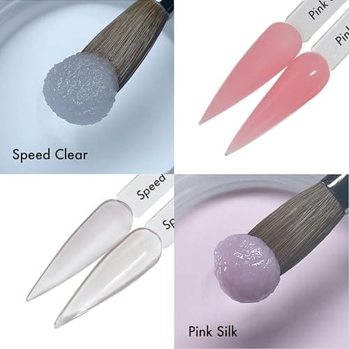 MakarttPro Mini Acrylic Nail Kit for Beginner Nail Technicians 12pcs - Starter Set with Pink & Clear Acrylic Powders, EMA Monomer, Kolinsky Brush and Nail Essentials thumbnail 3