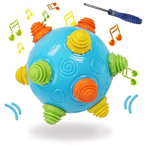 Toddler's Music Dancing Shake Ball - Move, Crawl, Bounce, Sensory Learning for Kids and Babies, Fun Gift for Both Boys and Girls - Image 1