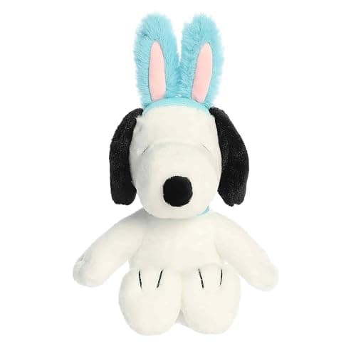 Aurora Adorable Peanuts Easter Snoopy Stuffed Animal - Officially Licensed Toys For All Snoopy Fans - Seasonal Plush For Easter Holiday - White 8 Inches thumbnail 2