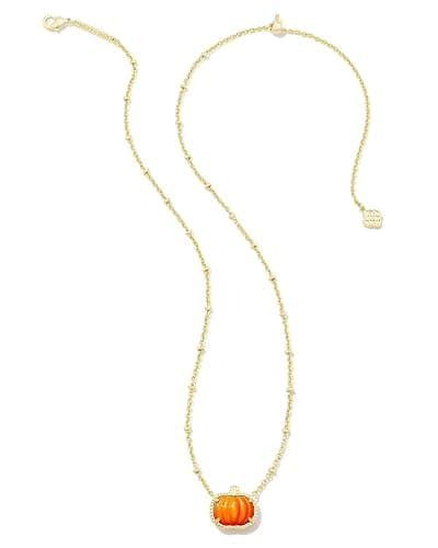 Kendra Scott Pumpkin Short Pendant Necklace, Fashion Jewelry for Women thumbnail 2
