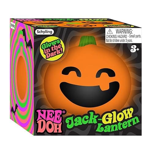 Schylling Needoh Jack Lantern Glow in The Dark Pumpkin Faces Assorted thumbnail 2