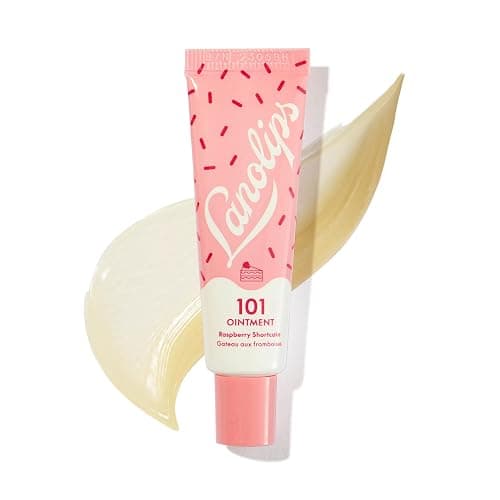 Lanolips 101 Ointment - Lanolin Lip Balm for Smooth, Hydrated & Healthy Lips - Multipurpose Lip Ointment with Lanolin Oil for Dry Lips, Cuticles & More - Raspberry Shortcake (0.52 oz) - Image 1