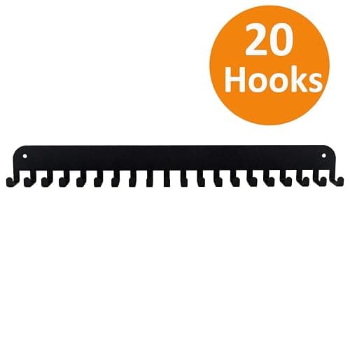 Miayork Medal Holder Display Hanger Trophy Shelf - Sturdy Wall Mount Medals Trophys Easy to Install-Race Sports Medal Holder Display Hanger for Gymnastic,Soccer,Runner,Wrest,Football,Basketball thumbnail 2
