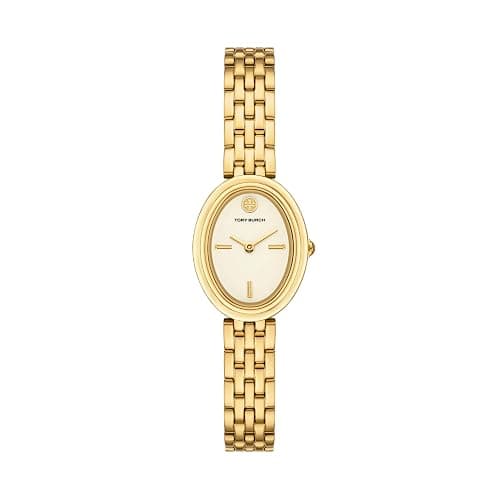 Tory Burch Women's Oval Stainless Steel Bracelet Watch - Image 1